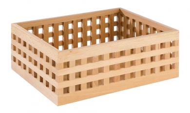 wooden box "BROTSTATION" 34 x 26 x 12,5 cm