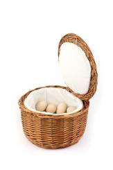 cesta de huevos 