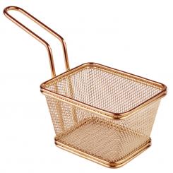 stainless steel fry baskets "SNACKHOLDER" 10 x 8,5 x 6,5 cm