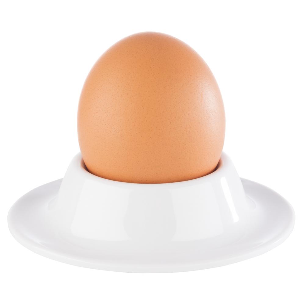 APS Eierbecher aus weißem Melamin im 4er Set mit Einem Ø von 8 cm und 3 cm Höhe