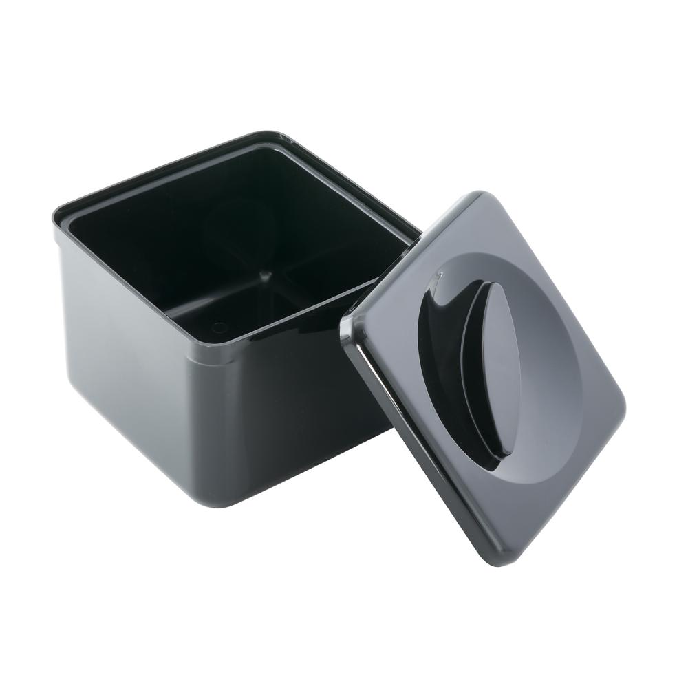 APS Eisbox Volumen: 3 Ltr. Höhe: 20 cm Abmessungen: 18,5 x 18,5 cm Aluminium Eisbehälter mit herausnehmbarem Innenbehälter für 150 Eiswürfel 